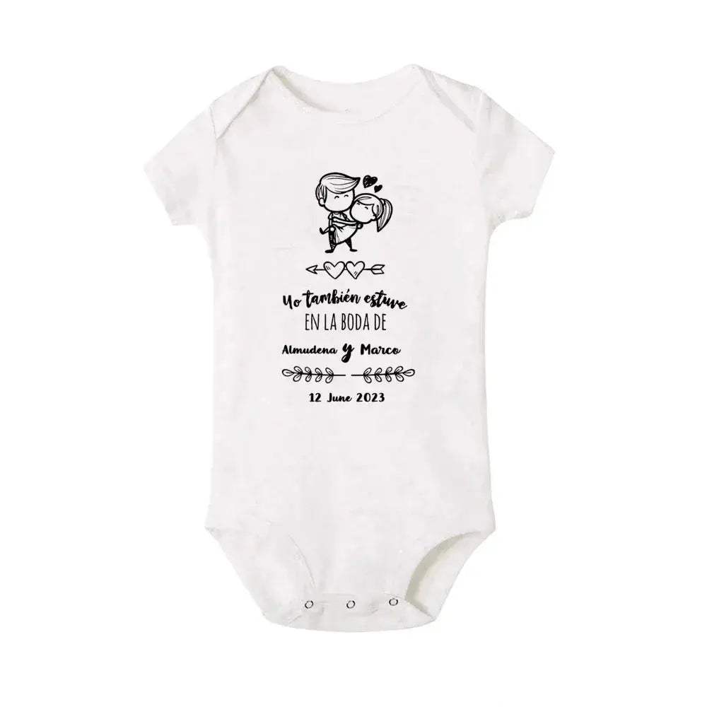 Personalized Baby Bodysuit With Custom Name For Weddings - ToylandEU