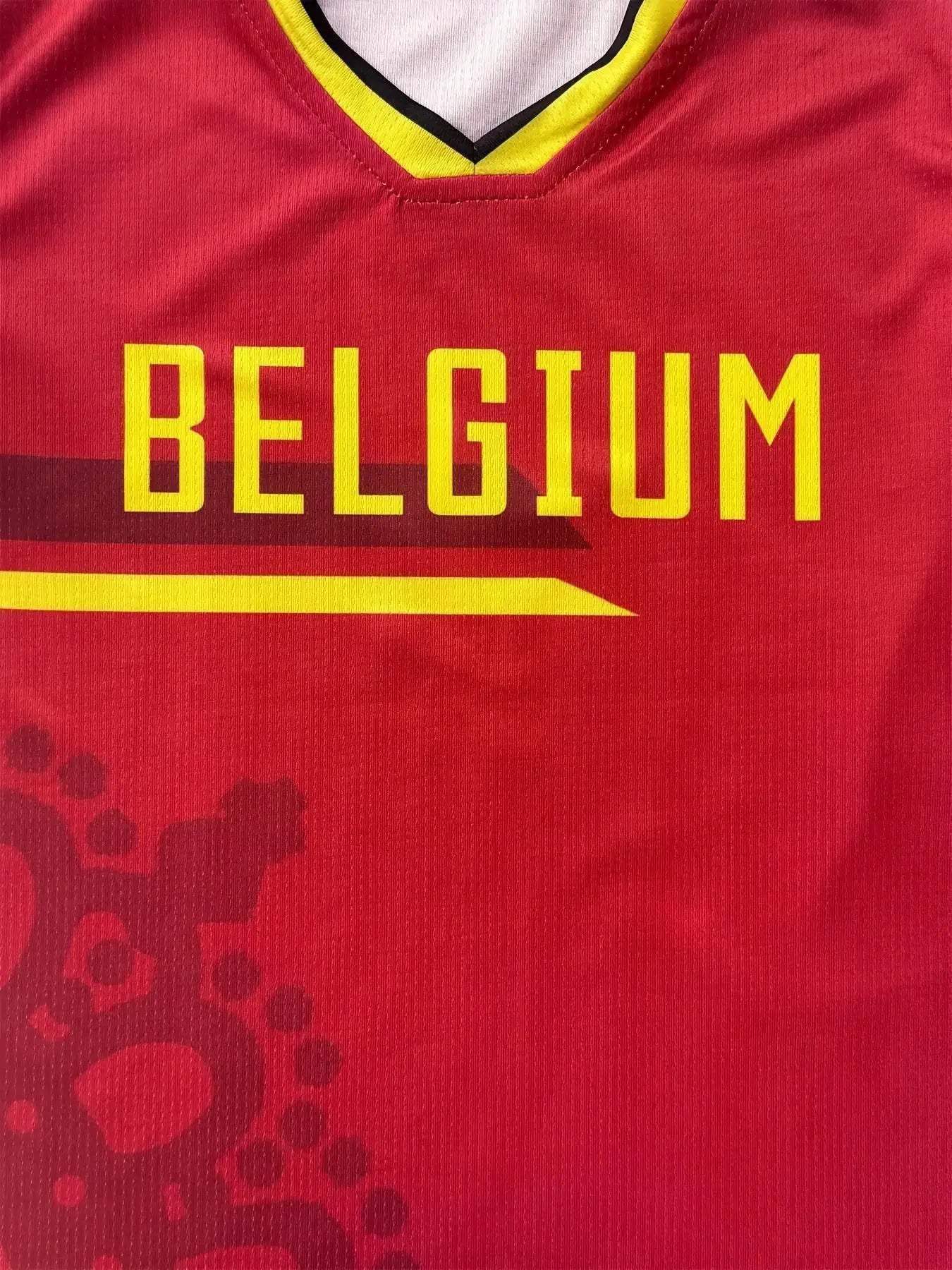 Personalized Belgium Kids Soccer Jersey Set - Custom Summer Football Uniforms for Boys and Girls (Ages 3-14) - ToylandEU