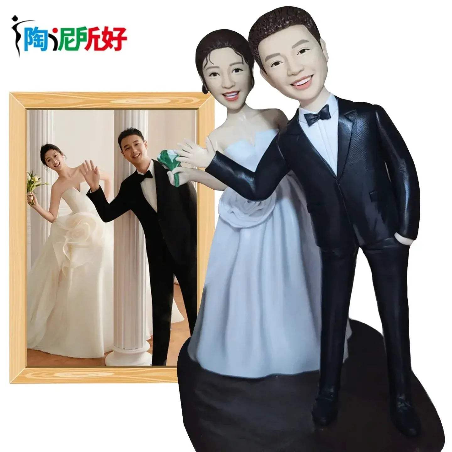 Personalized Bobblehead From Your Photo Wedding Gift For Wife - ToylandEU