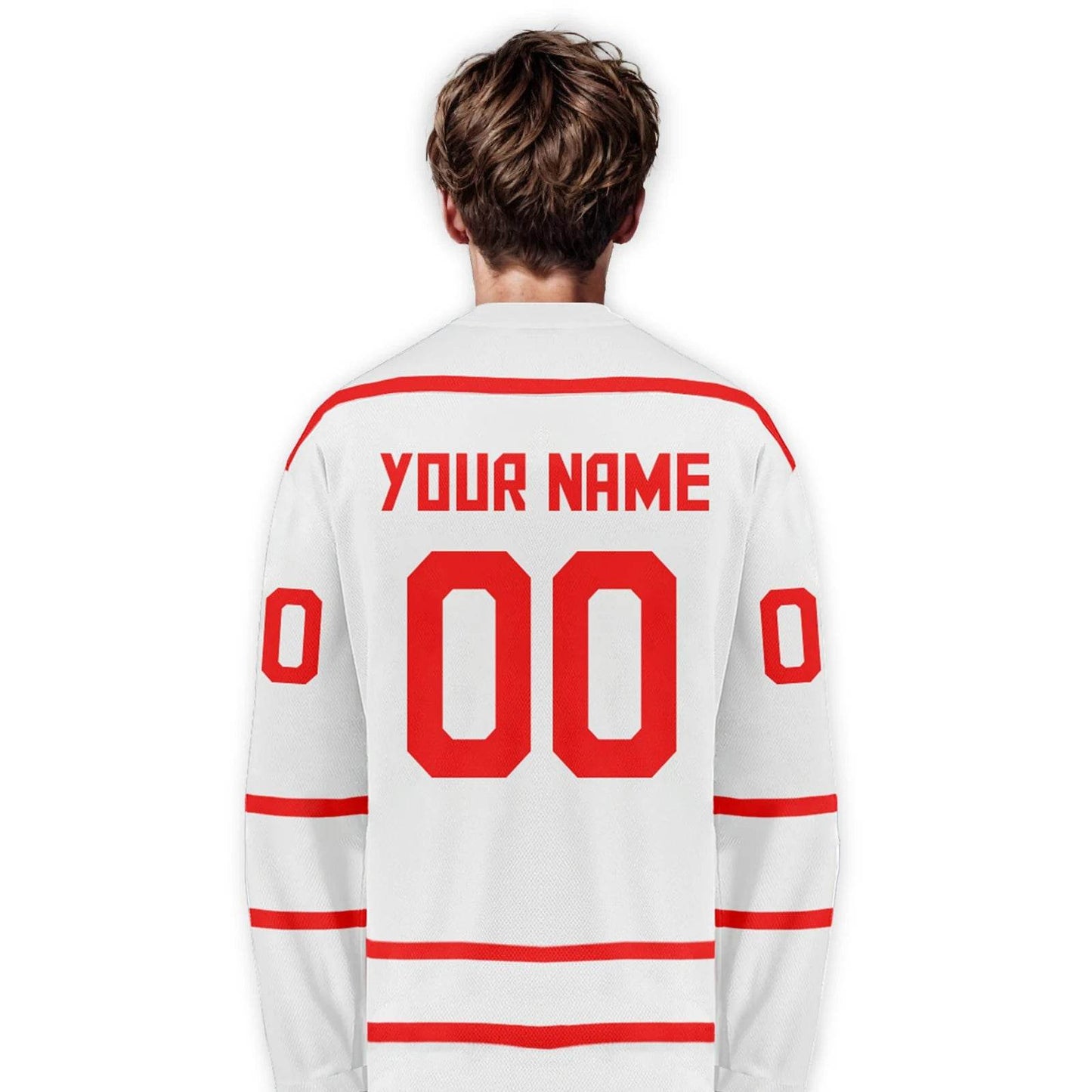 Personalized Canada Ice Hockey Jersey - Custom Name & Number for Men, Women, Youth & Kids - Ideal Fan Apparel - ToylandEU