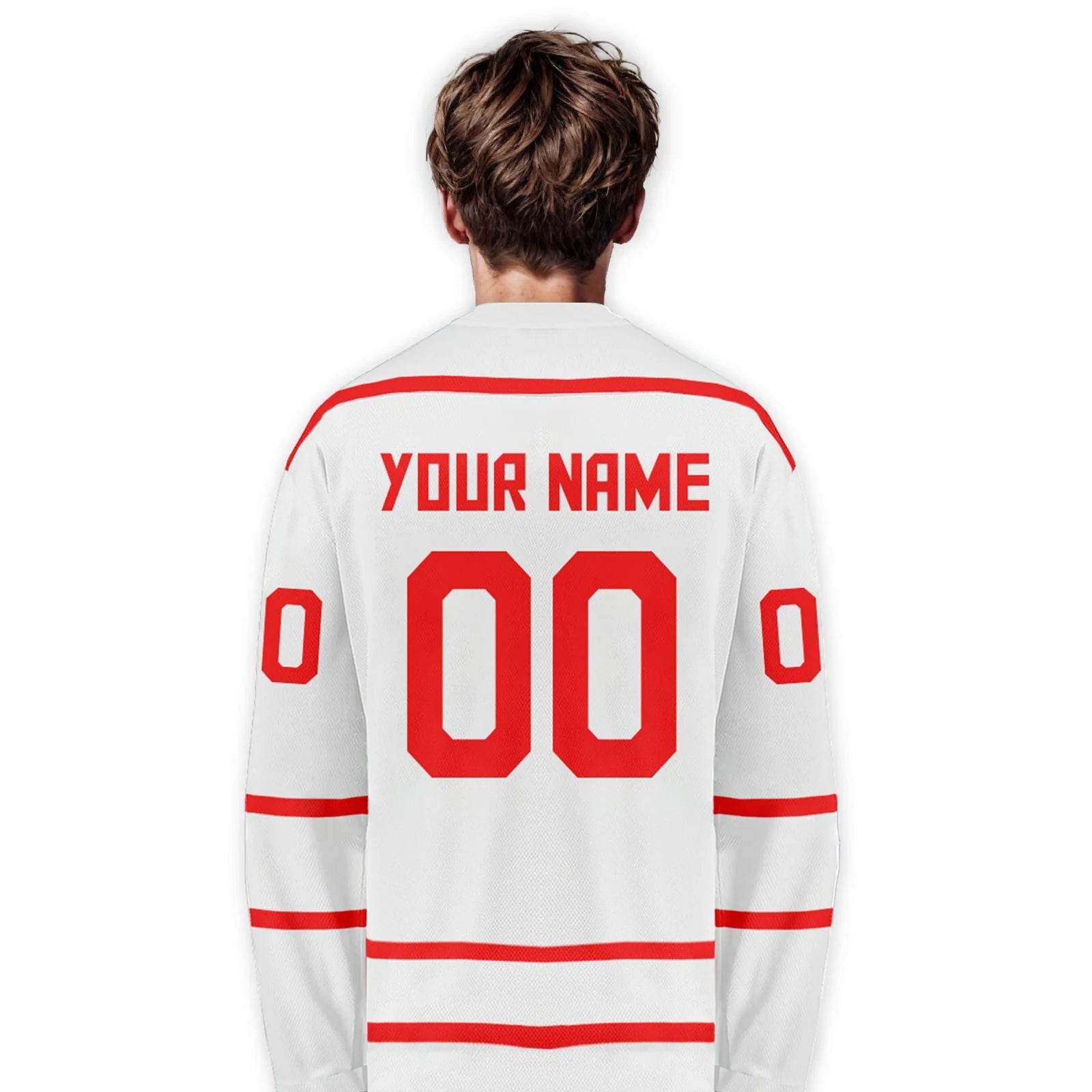 Personalized Canada Ice Hockey Jersey - Custom Name & Number for Men, Women, Youth & Kids - Ideal Fan Apparel - ToylandEU