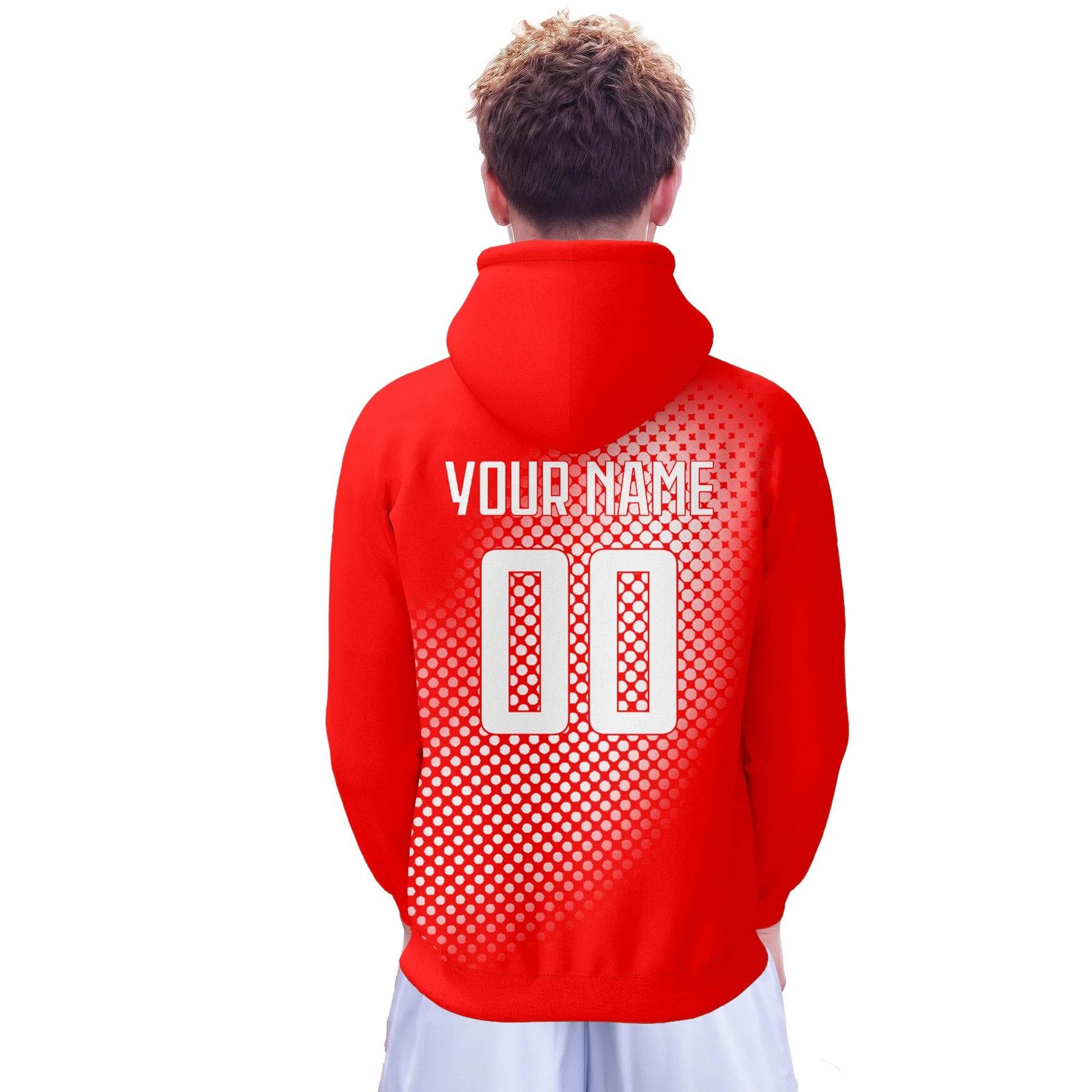 Personalized Canada Soccer Hoodie with National Flag - Custom Pullover Sweatshirt for Men, Women, and Youth Fans - ToylandEU
