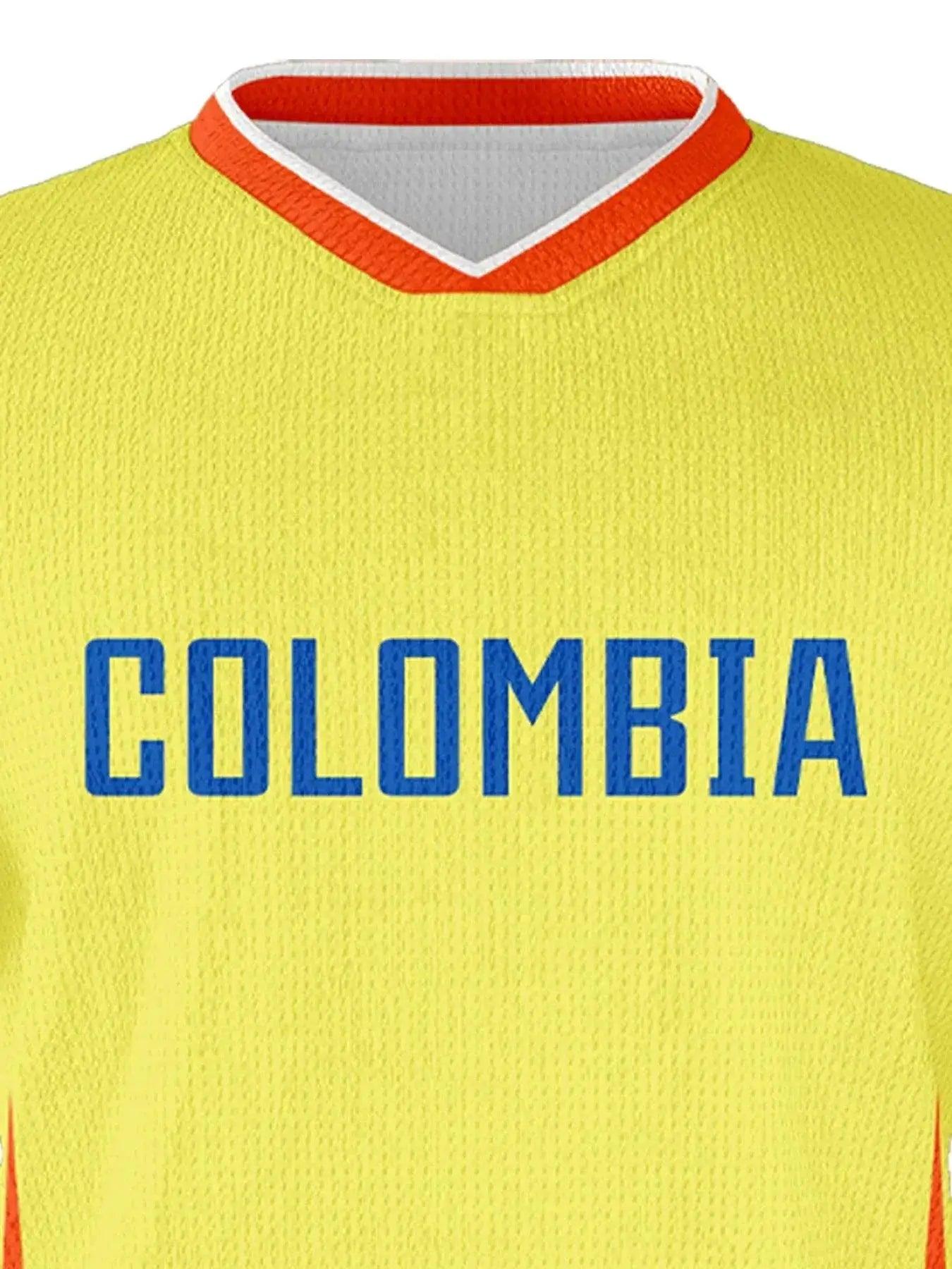 Personalized Colombia Soccer Kit for Kids - Custom Name & Number Football Jersey Uniforms for Training and Play -  ToylandEU™