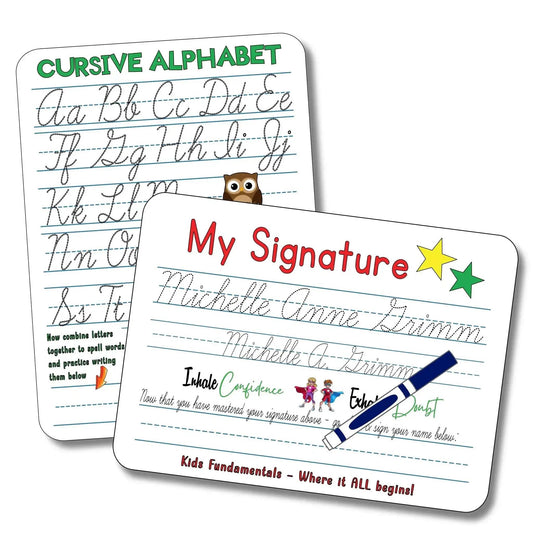  Personalized Cursive Writing Practice Board - Reusable -  ToylandEU™