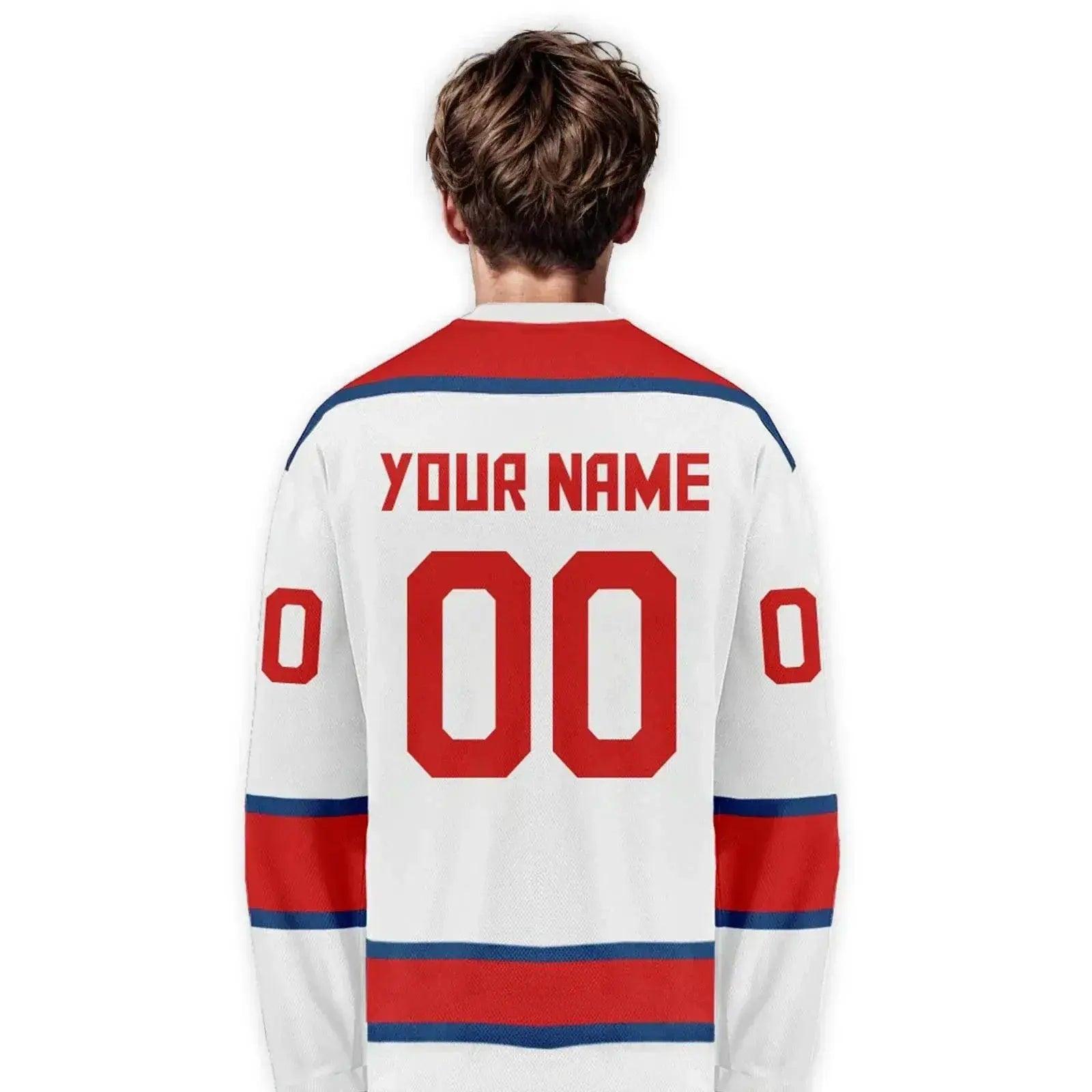  Personalized Czech Republic Ice Hockey Jersey for Men, Women, and Kids - Custom Name and Number Team Apparel -  ToylandEU™