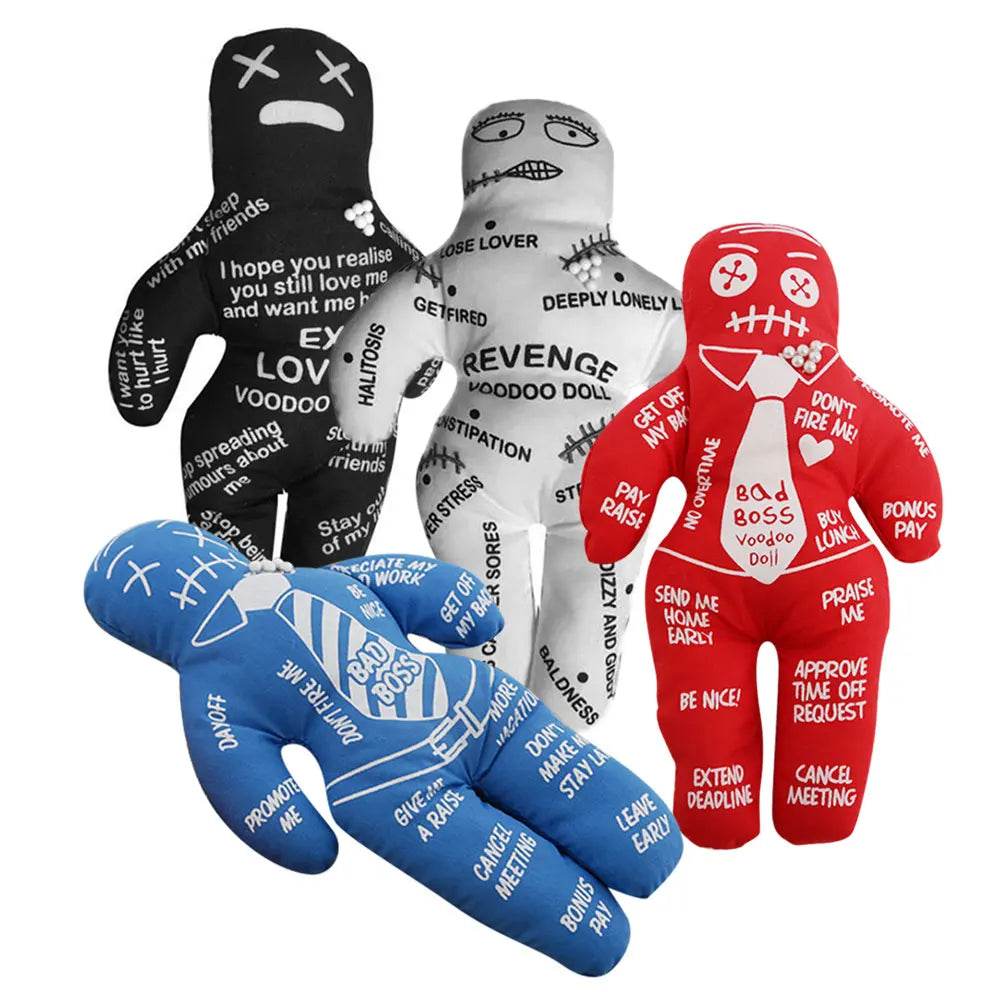 Personalized Doll Voodoo Curse Theme Red Fabric For Kids - ToylandEU