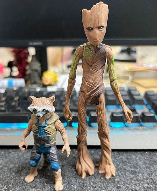 Personalized Guardians of the Galaxy Rocket Raccoon & Groot Figure Set - ToylandEU
