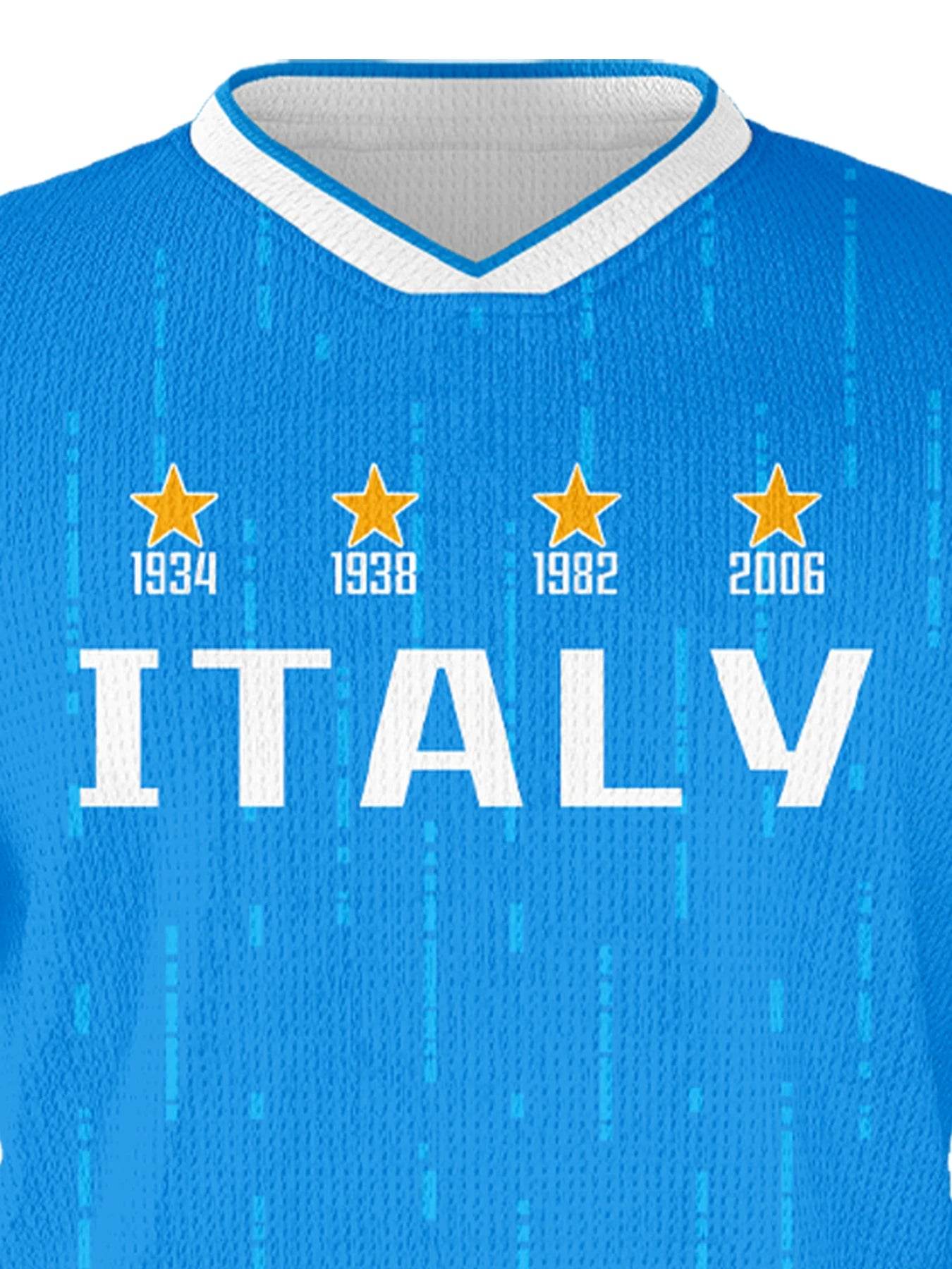 Personalized Italy Kids Soccer Jersey Set - Customizable Tracksuit with Name & Number for School Teams and Clubs - ToylandEU