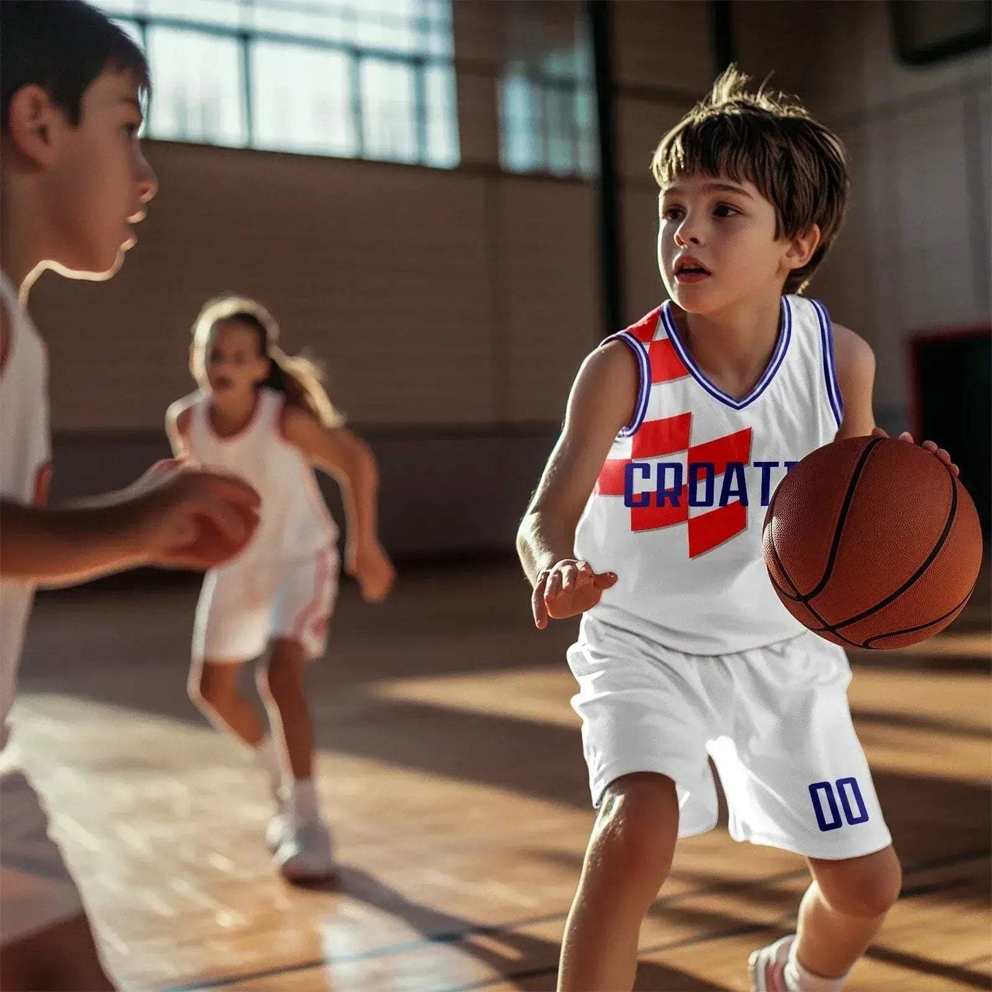 Personalized Kids Basketball Jersey With Name And Number - ToylandEU