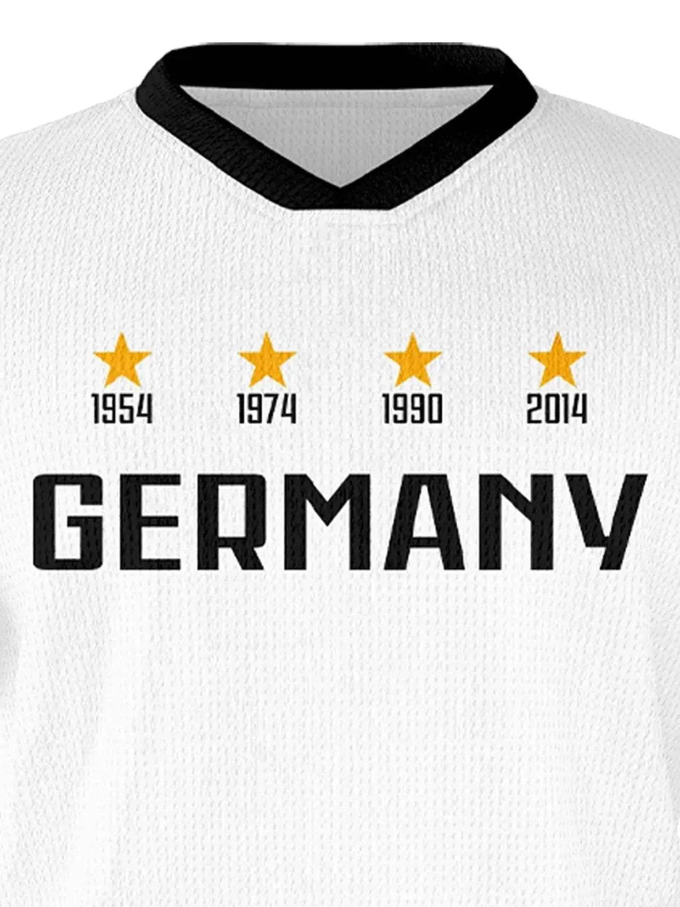 Personalized Kids Soccer Jersey - Custom Germany Football Shirt with Name & Number for School Team, Club, and Training - ToylandEU