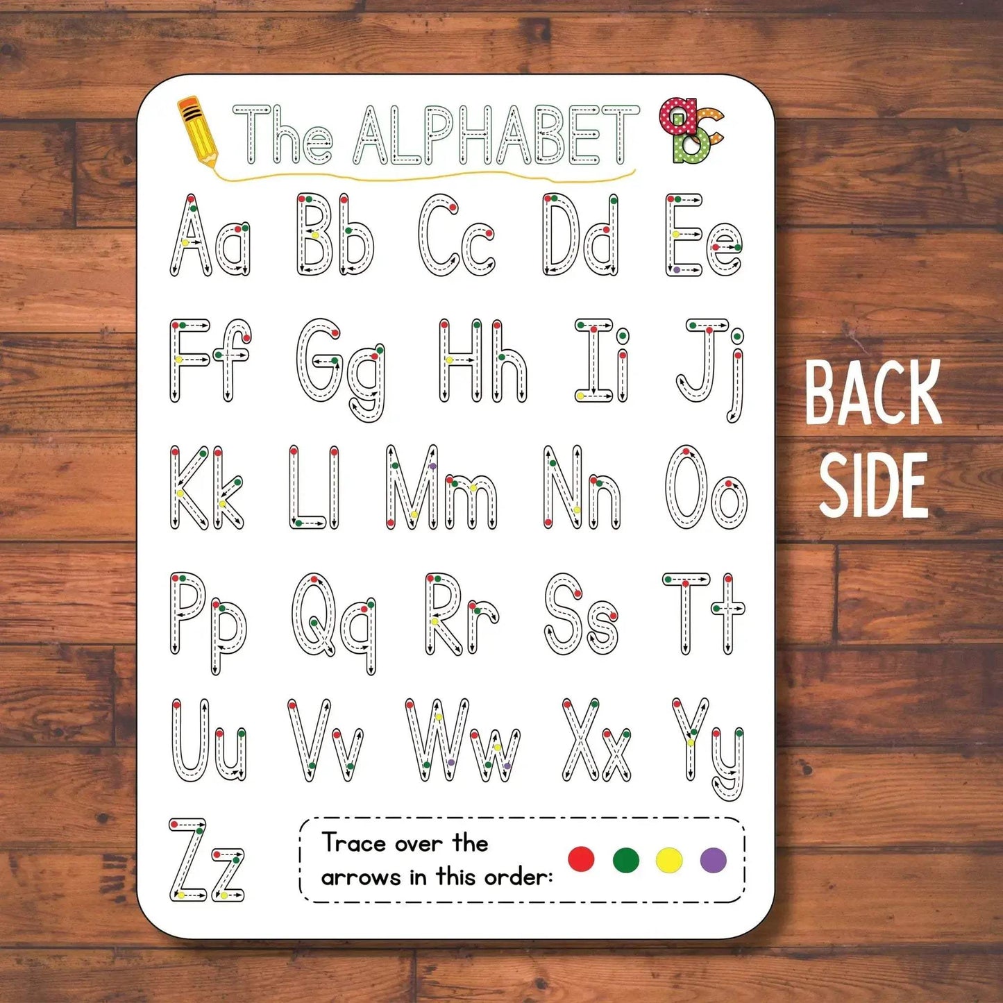 Personalized Name Tracing Practice Board - ToylandEU