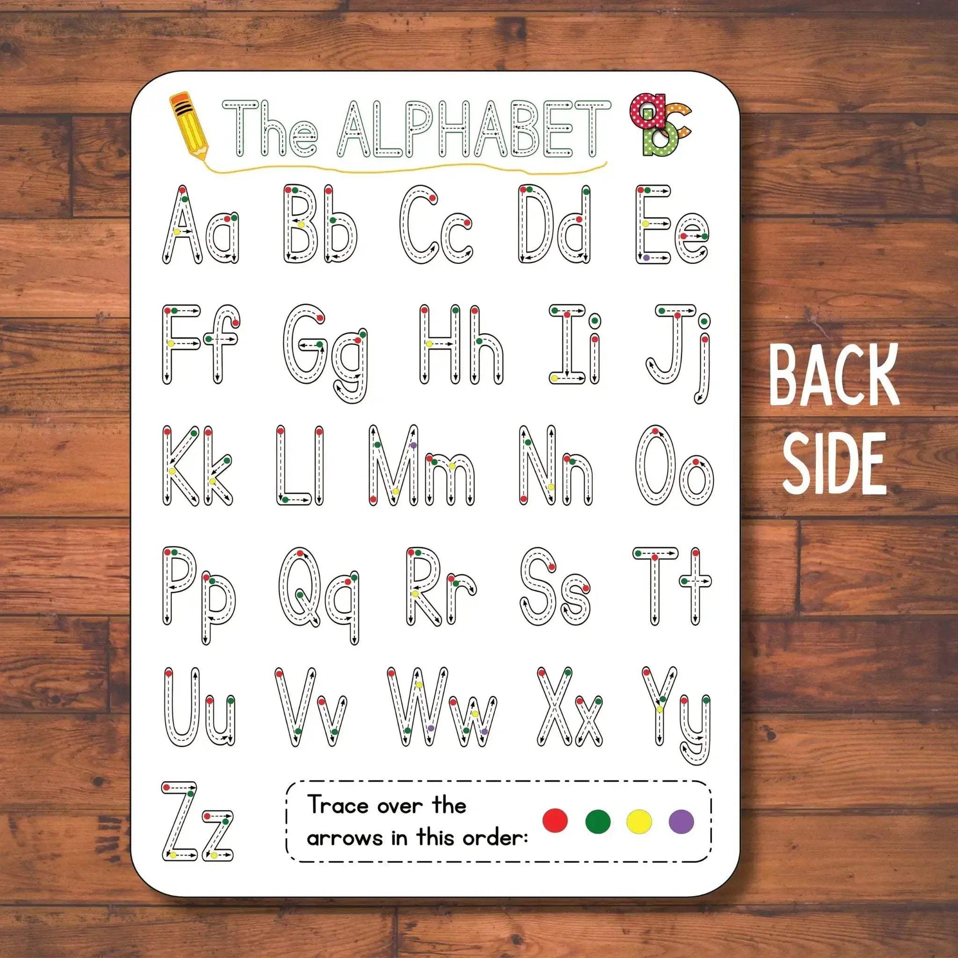 Personalized Name Tracing Practice Board - ToylandEU