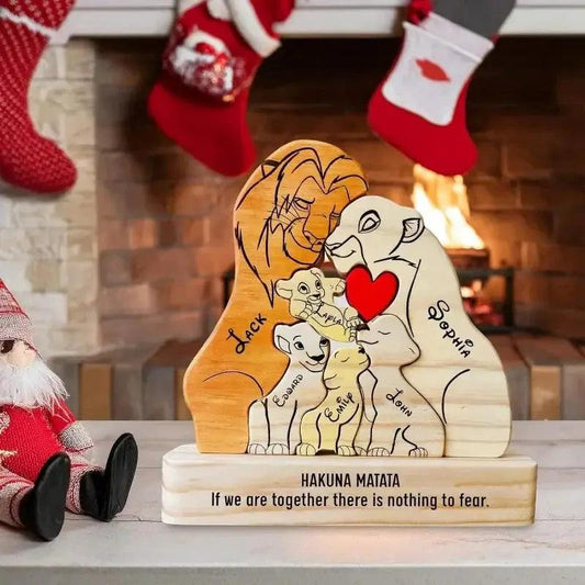  Personalized Puzzle Family Name Premium Wood Keepsake Gift -  ToylandEU™