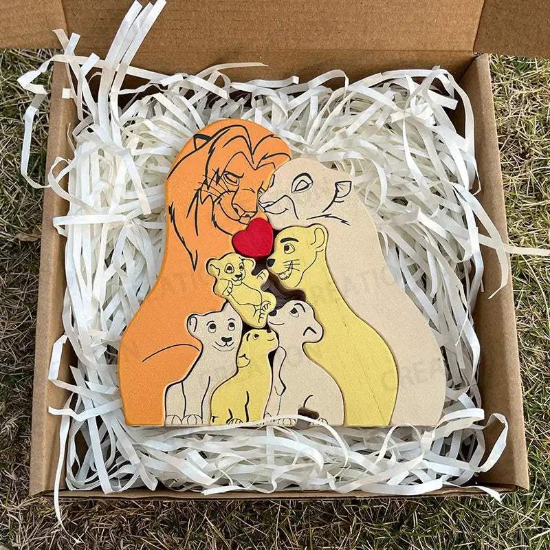 Personalized Puzzle Family Name Wood Keepsake Gift - ToylandEU