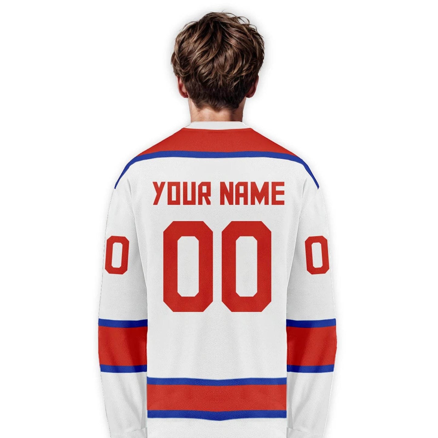 Personalized Russia Ice Hockey Jersey - Custom Name & Number 3D Printed Uniform for Men, Women, Youth & Kids - ToylandEU