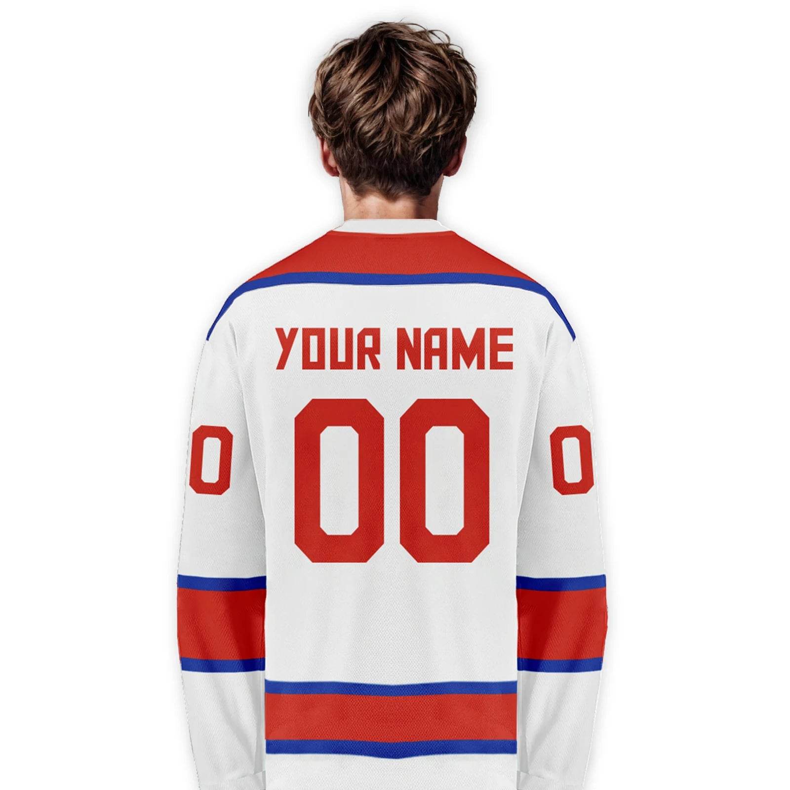 Personalized Russia Ice Hockey Jersey - Custom Name & Number 3D Printed Uniform for Men, Women, Youth & Kids - ToylandEU