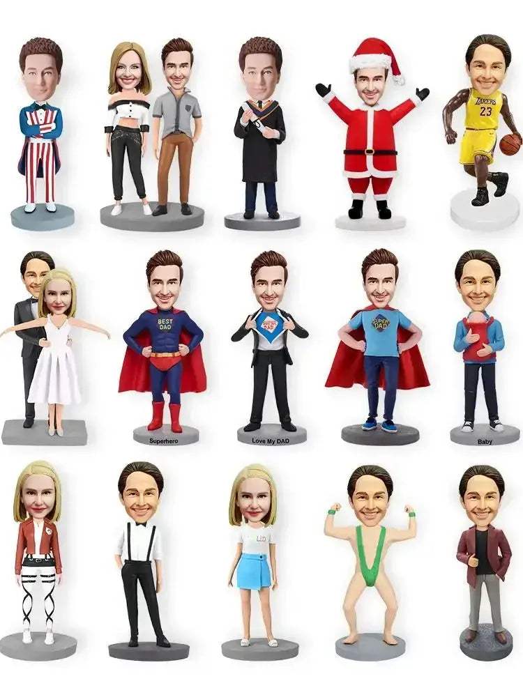 Personalized Strong Woman Bobblehead Weightlifter For Powerlifters - ToylandEU