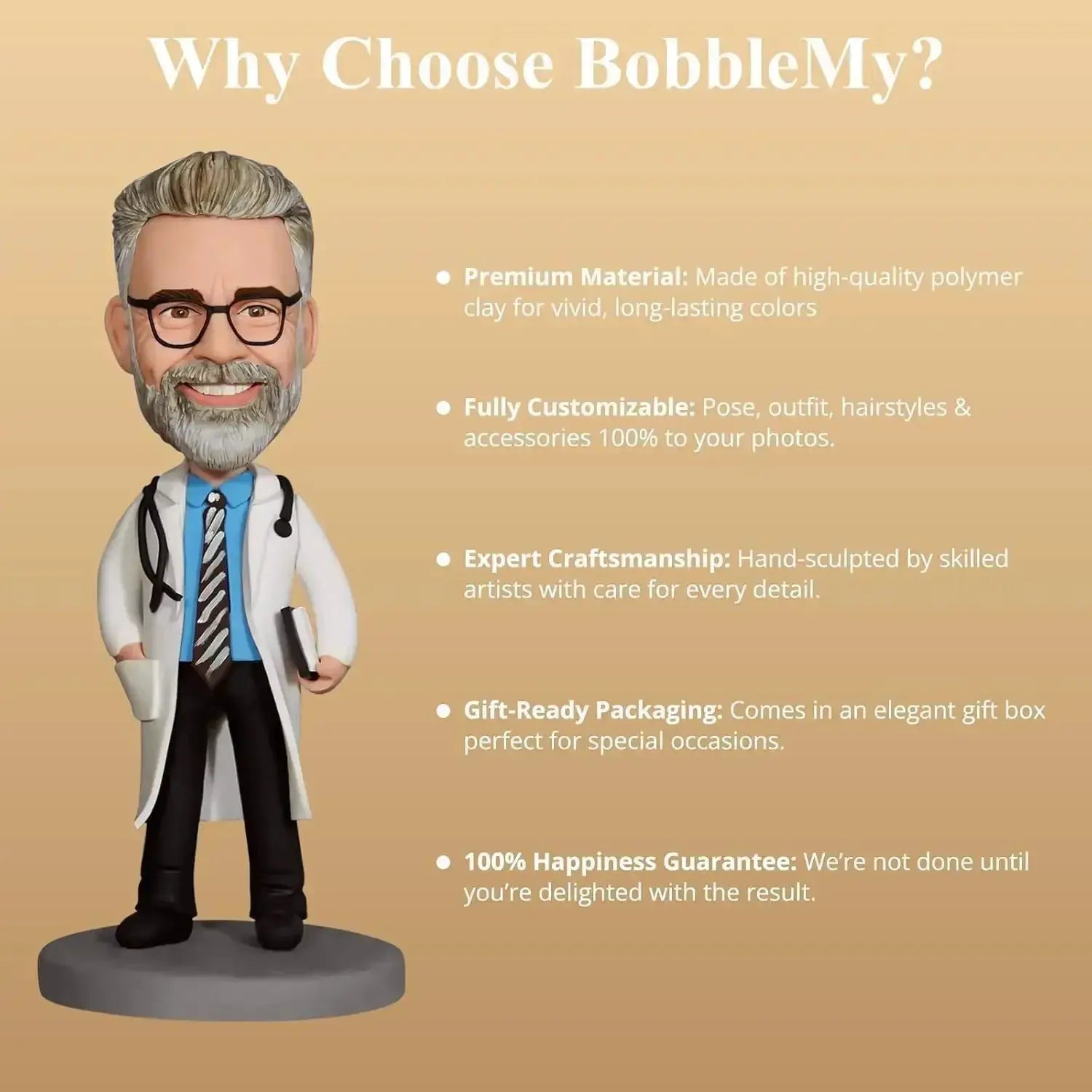 Personalized Superhero Bobblehead With Engraved Text - ToylandEU