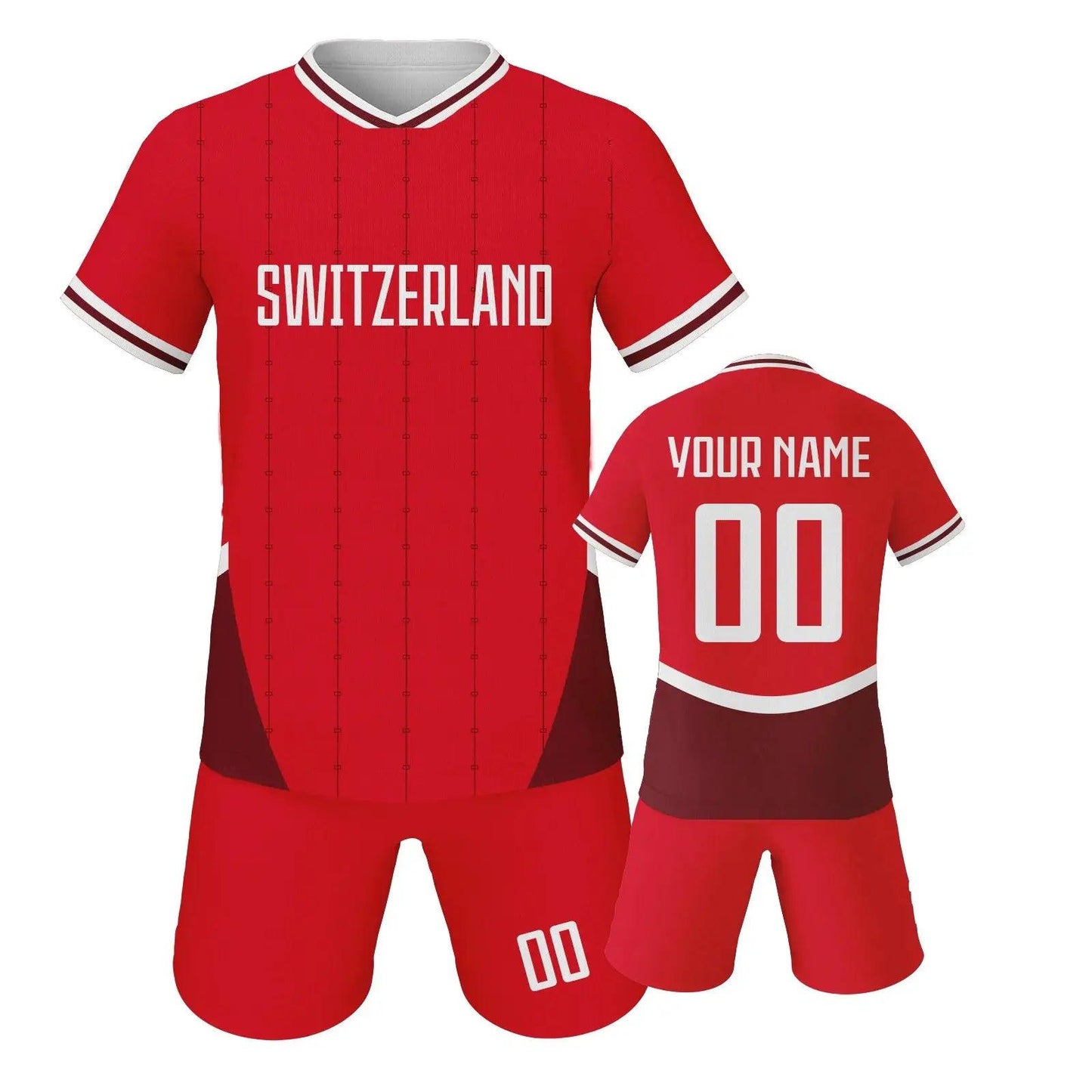  Personalized Switzerland Youth Soccer Jersey With Name -  ToylandEU™