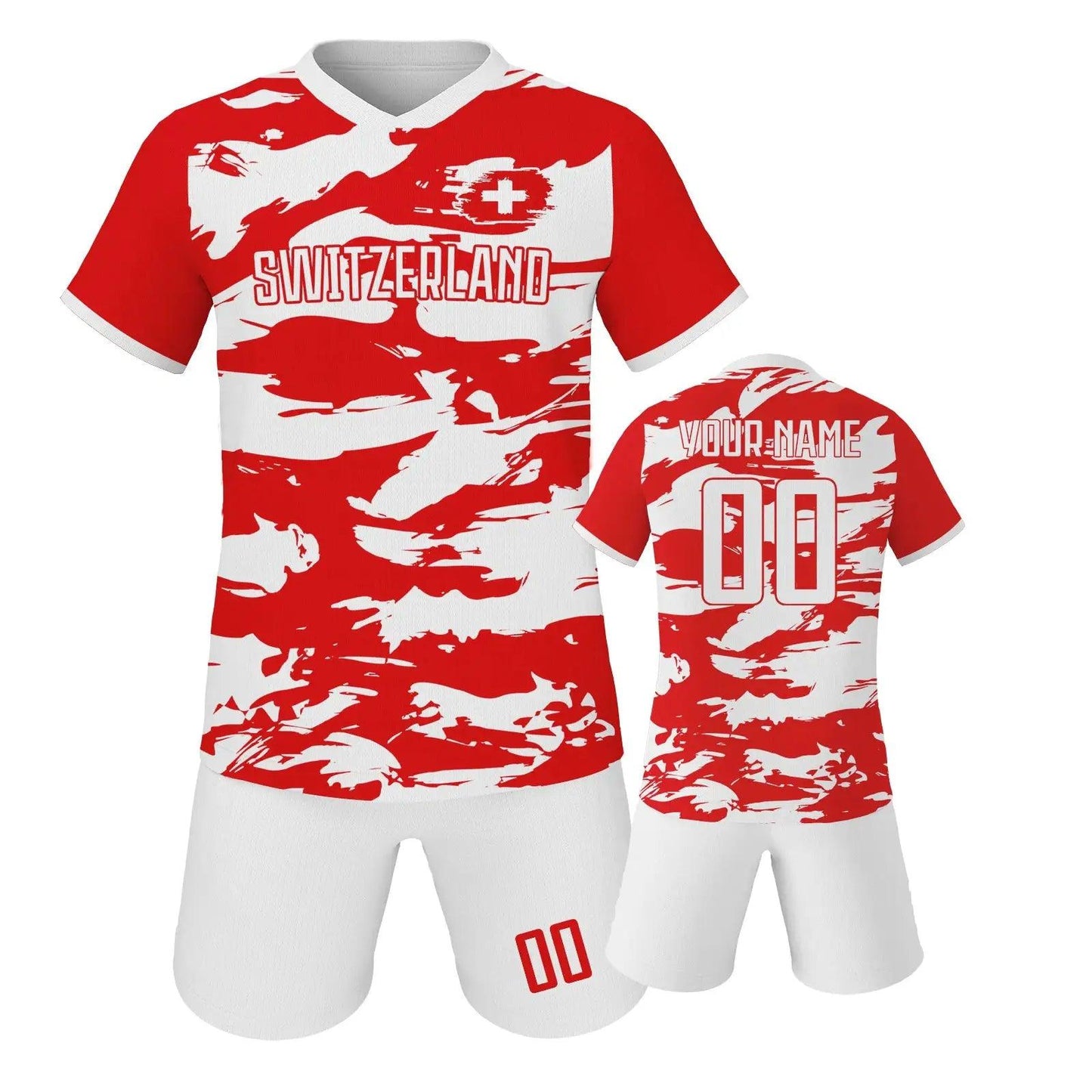  Personalized Switzerland Youth Soccer Jersey With Name -  ToylandEU™