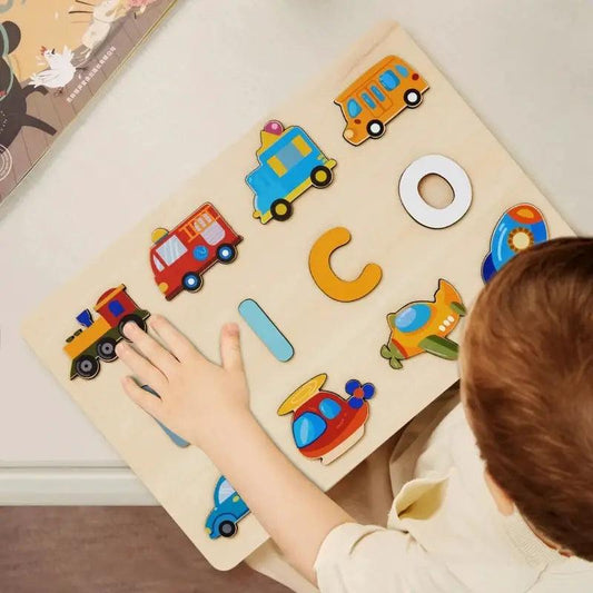  Personalized Wooden Name Puzzle Montessori Toy -  ToylandEU™