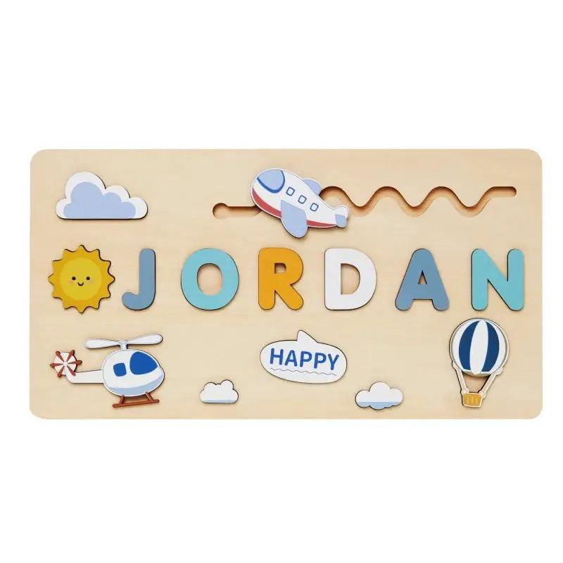  Personalized Wooden Name Puzzle Montessori Toy -  ToylandEU™