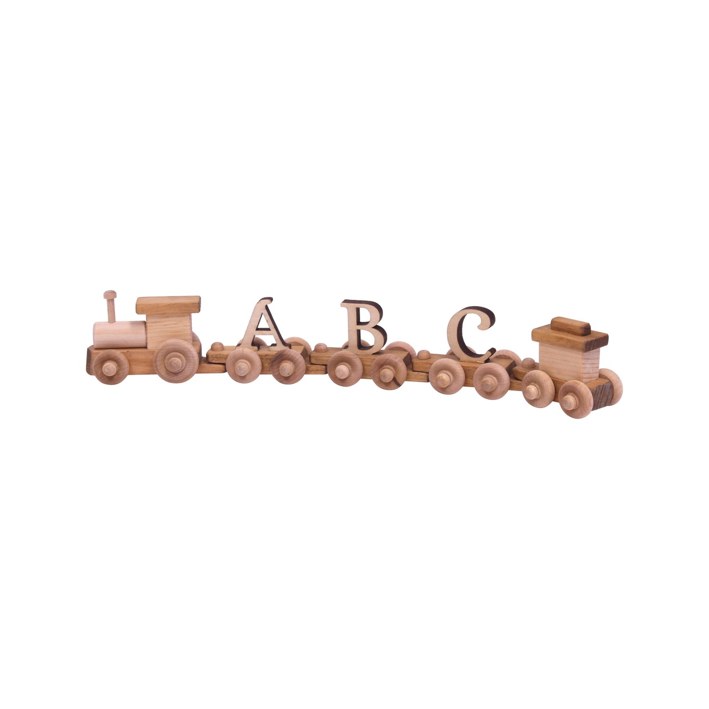 Personalized Wooden Name Train Amish Made