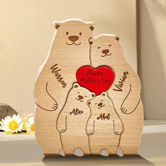 Personalized Wooden Puzzle Custom Name Gift For Family -  ToylandEU™