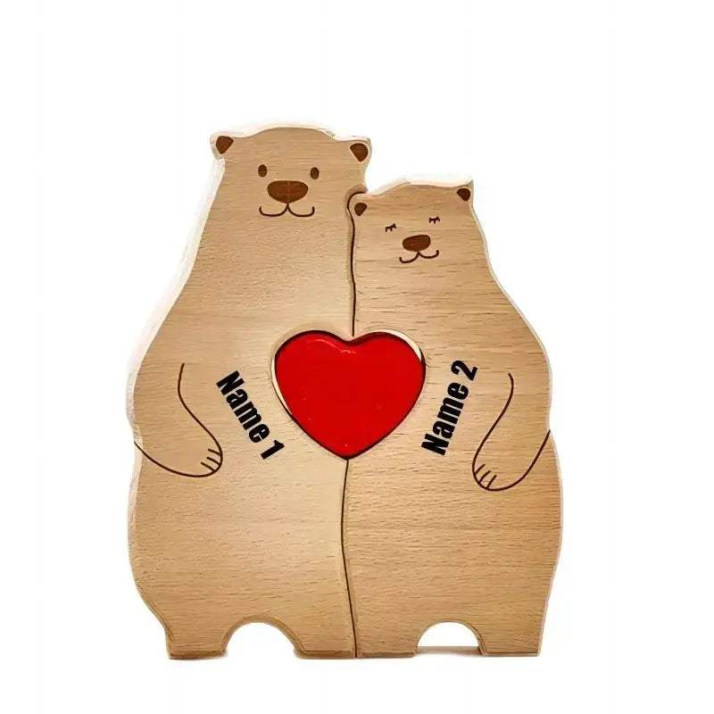 Personalized Wooden Puzzle With Custom Name Family Gift - ToylandEU