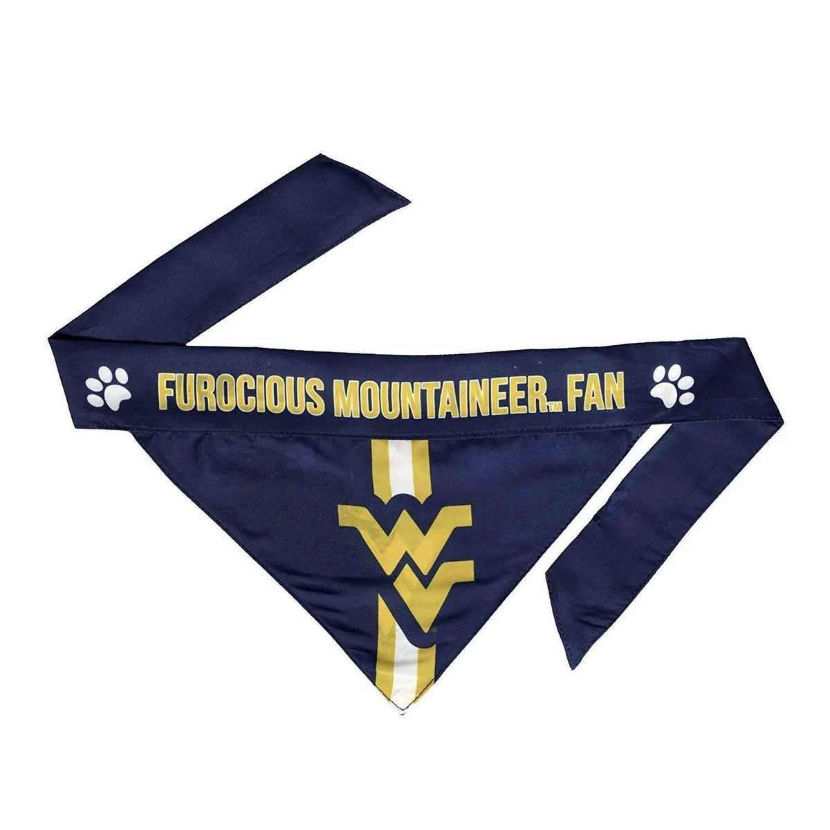  West Virginia Mountaineers Pet Bandanna Size L Two In One -  ToylandEU™
