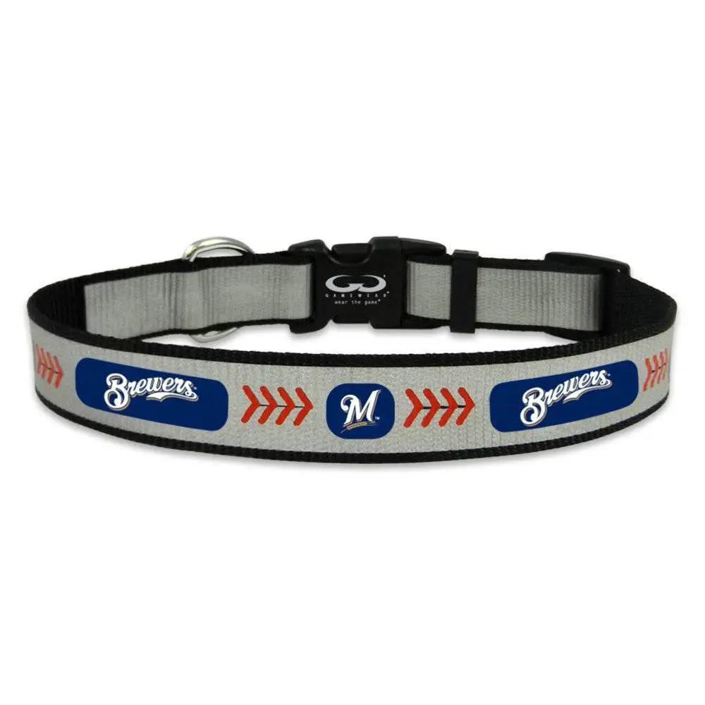  Milwaukee Brewers Pet Collar Reflective Baseball Size Large -  ToylandEU™