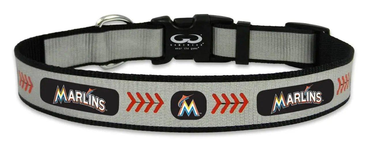  Miami Marlins Reflective Medium Baseball Collar For Pets -  ToylandEU™