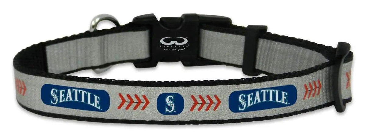  Seattle Mariners Reflective Small Baseball Dog Collar -  ToylandEU™