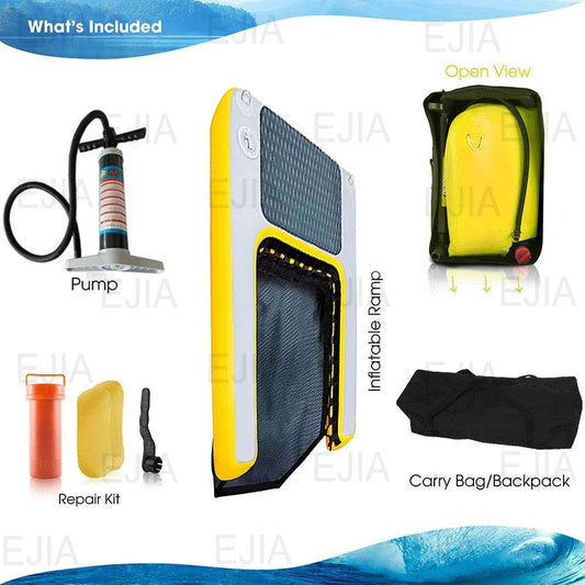 Pet Dog Ramp Floating Platform Inflatable Pup Plank For Water Fun - ToylandEU