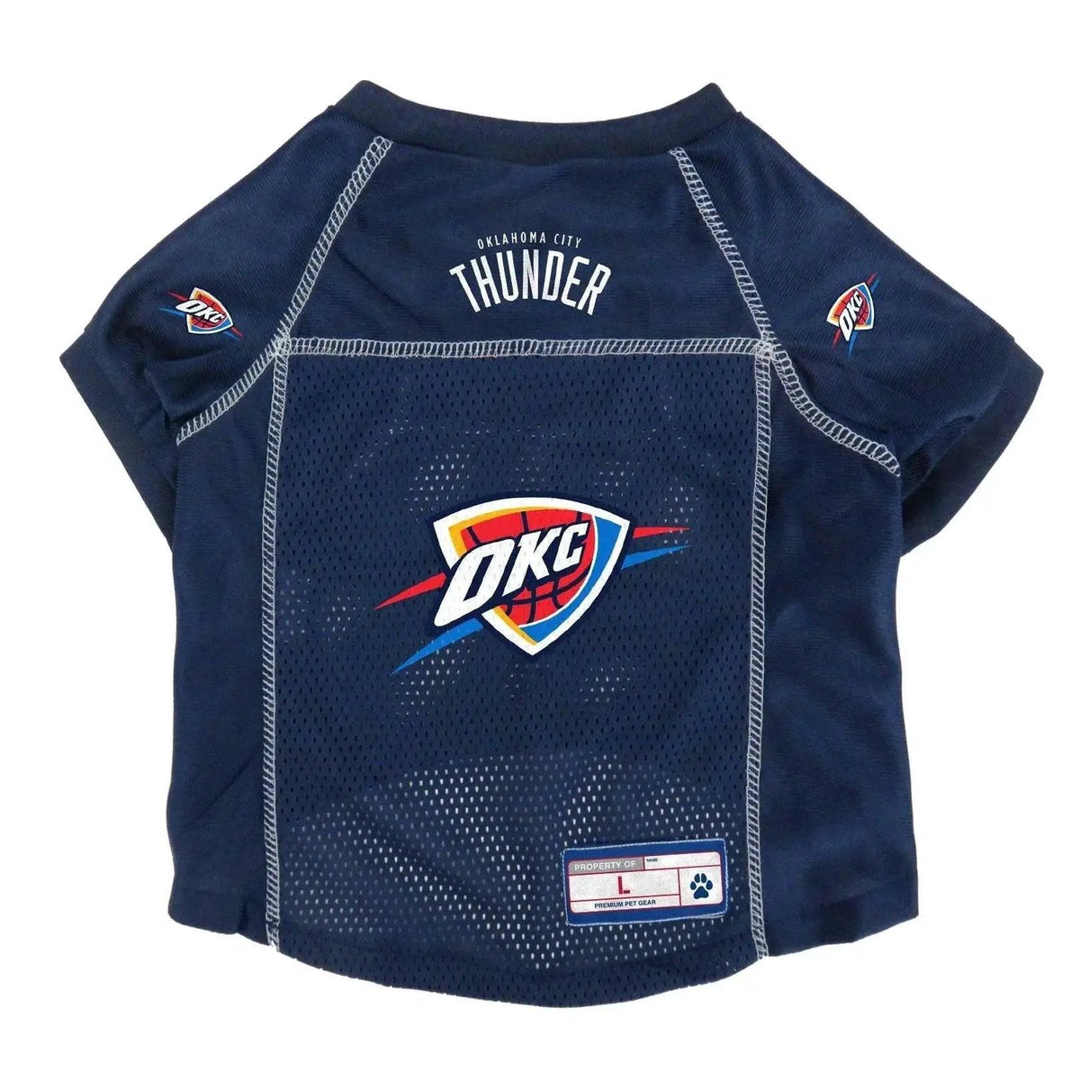  Oklahoma City Thunder Pet Jersey Size L Dazzle Fabric -  ToylandEU™