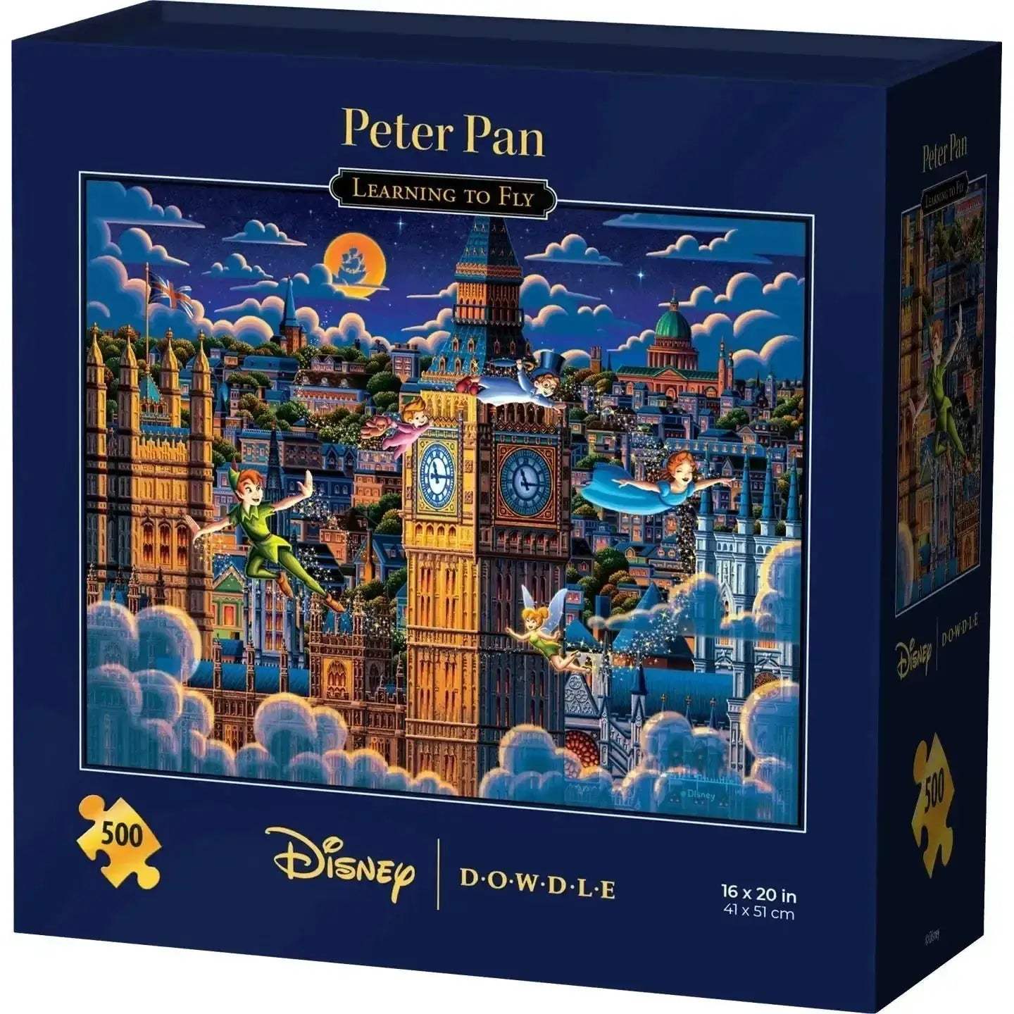 Peter Pan Learning To Fly 500 Piece Deluxe Jigsaw Puzzle - ToylandEU