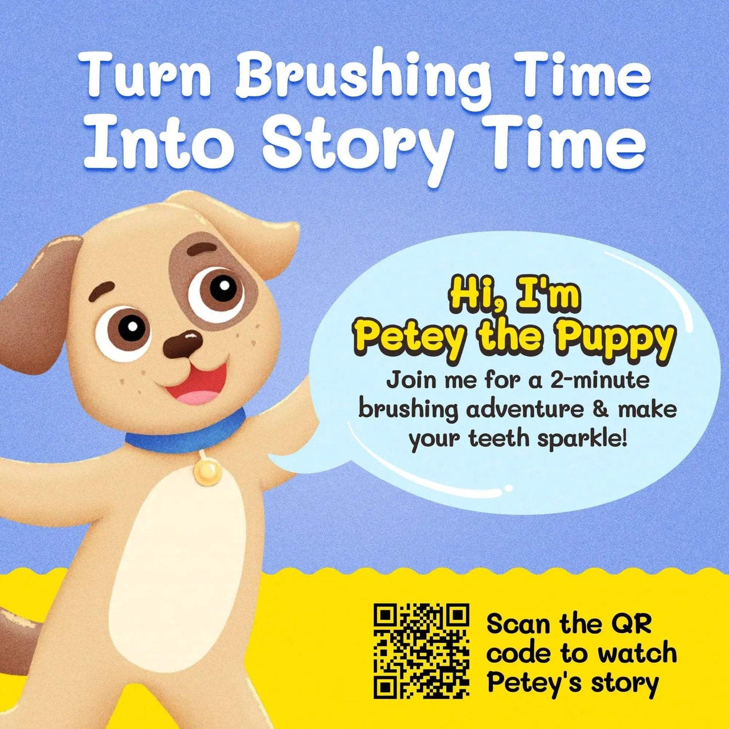 Petey the Puppy Toothbrush for Kids With Bonus Brush - ToylandEU