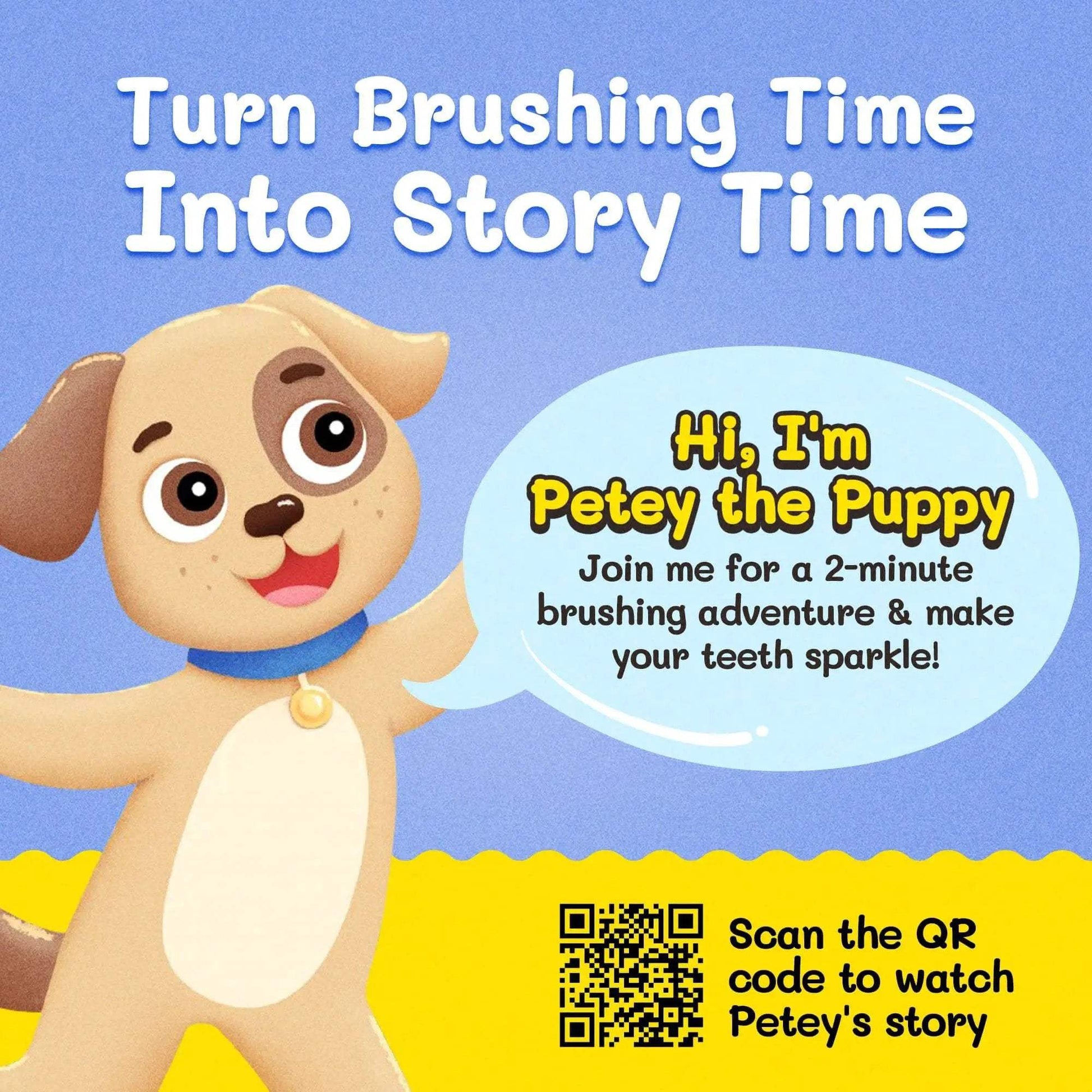 Petey the Puppy Toothbrush for Kids With Bonus Brush - ToylandEU