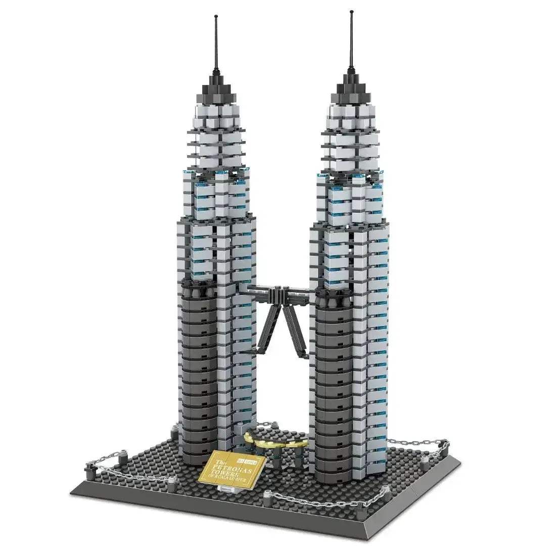 Petronas Twin Towers Building Blocks Set Lego Compatible - ToylandEU