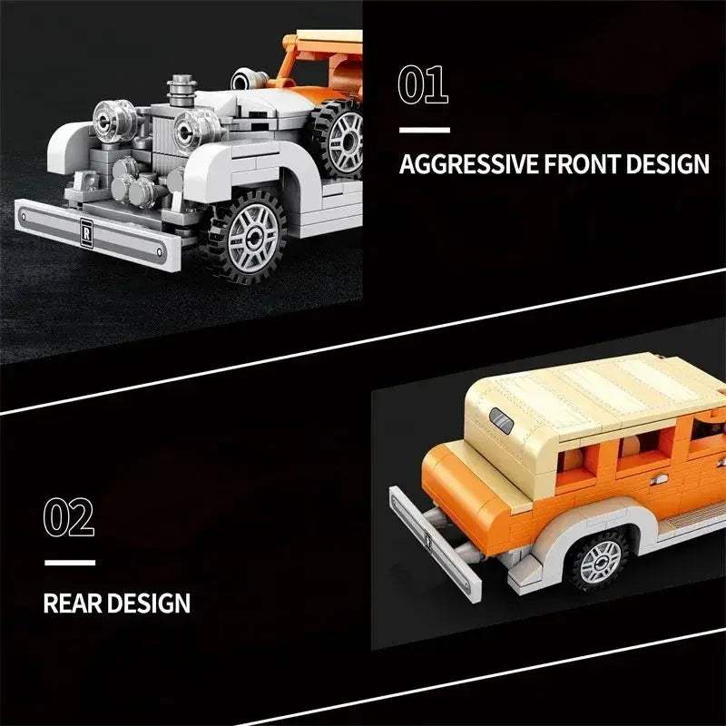 Phantom Roadster Building Block Car Model Set For Desktop Display - ToylandEU