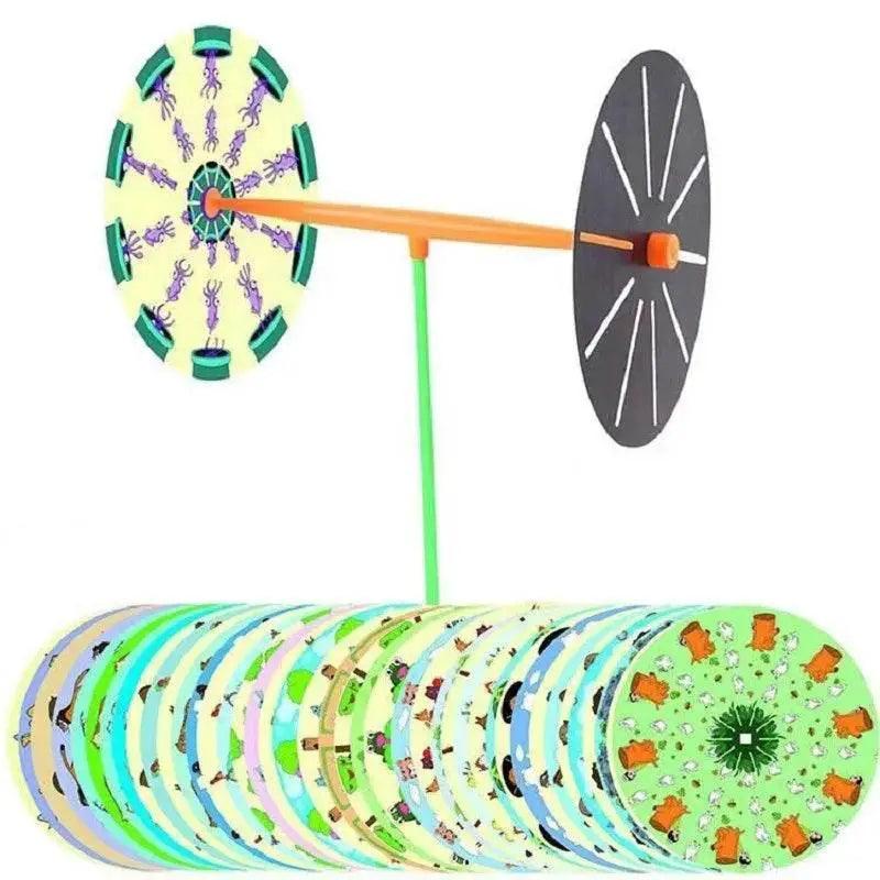  STEAM Phenakistoscope Mirror Animation Set Early Learning Toy for Kid Science Visual Persistence Experiment Educational Lab Kit -  ToylandEU™