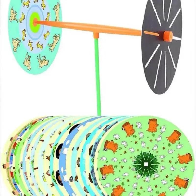  STEAM Phenakistoscope Mirror Animation Set Early Learning Toy for Kid Science Visual Persistence Experiment Educational Lab Kit -  ToylandEU™