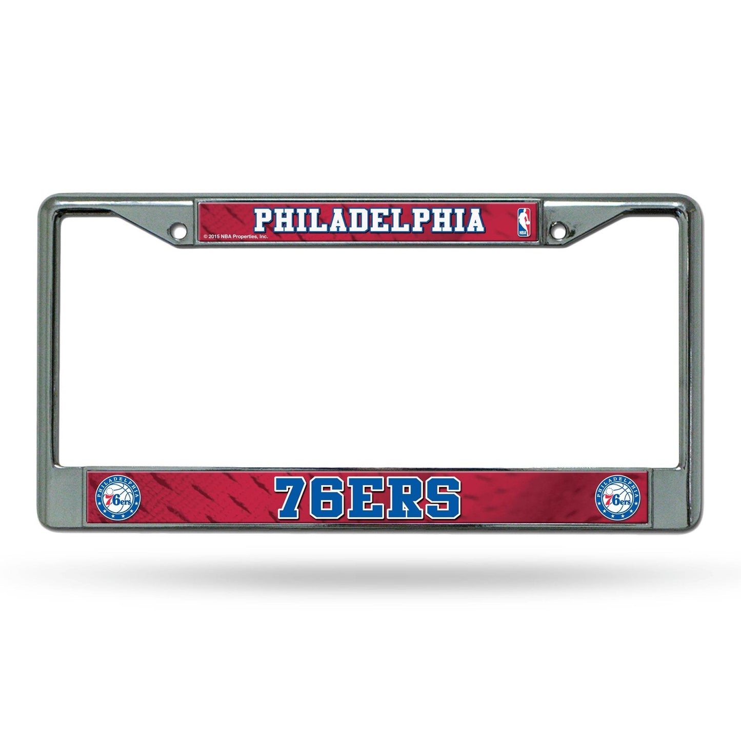 Philadelphia 76ers Chrome License Plate Frame With Insert - ToylandEU