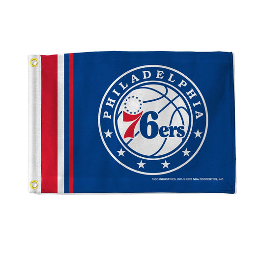 Philadelphia 76ers Flag 12x17 Striped Polyester Decor - ToylandEU