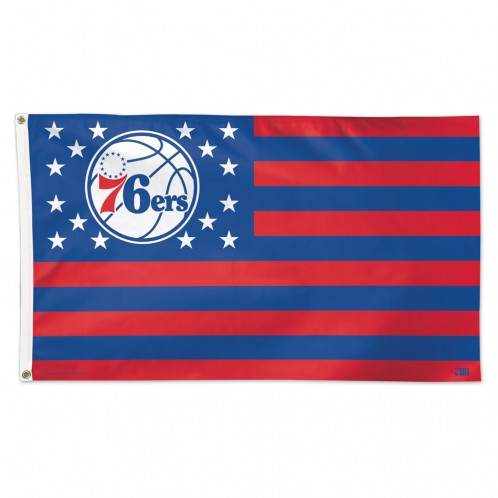 Philadelphia 76ers Flag Deluxe 3x5 Stars and Stripes Design - ToylandEU