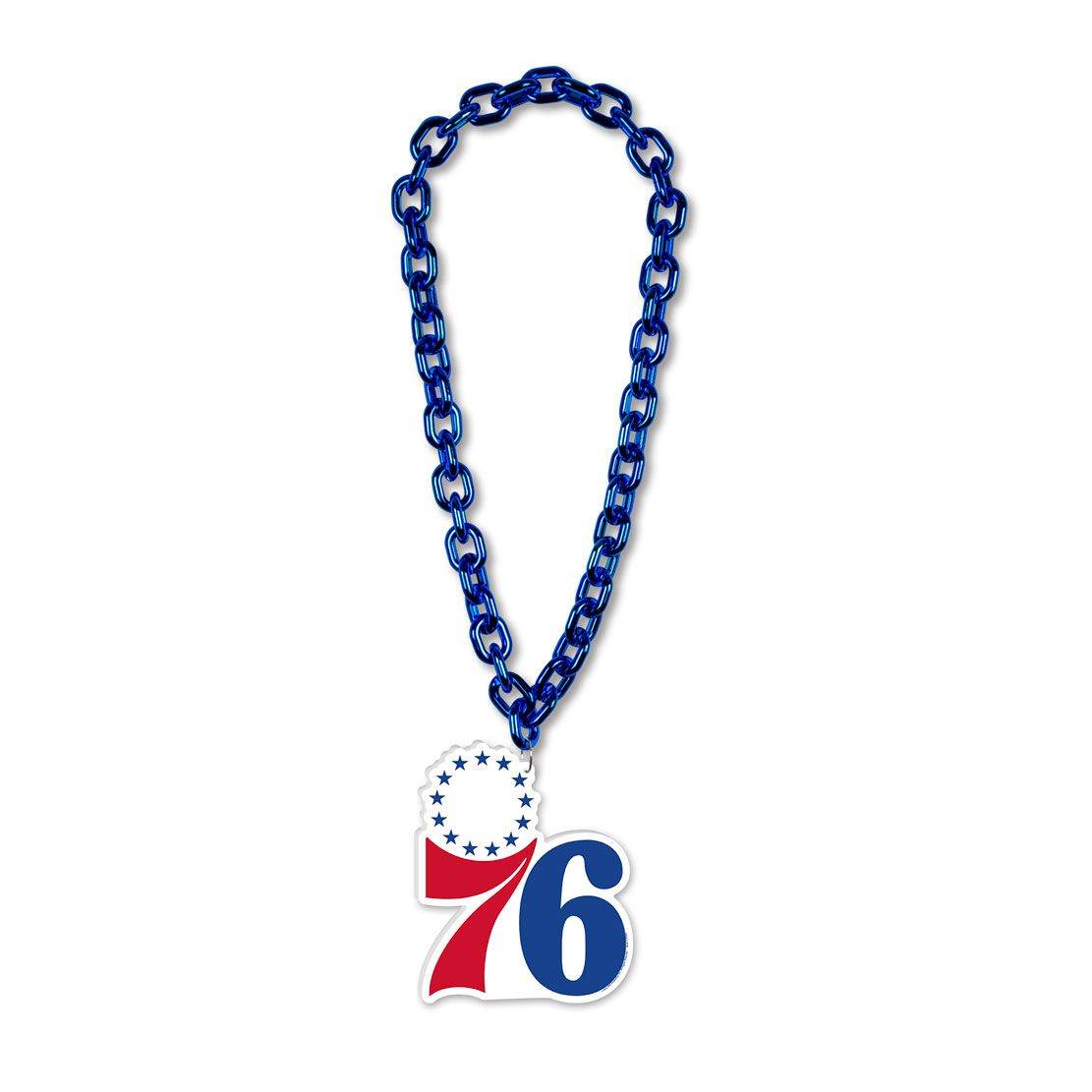 Philadelphia 76ers Foam Logo Necklace With 38 Inch Chain - ToylandEU