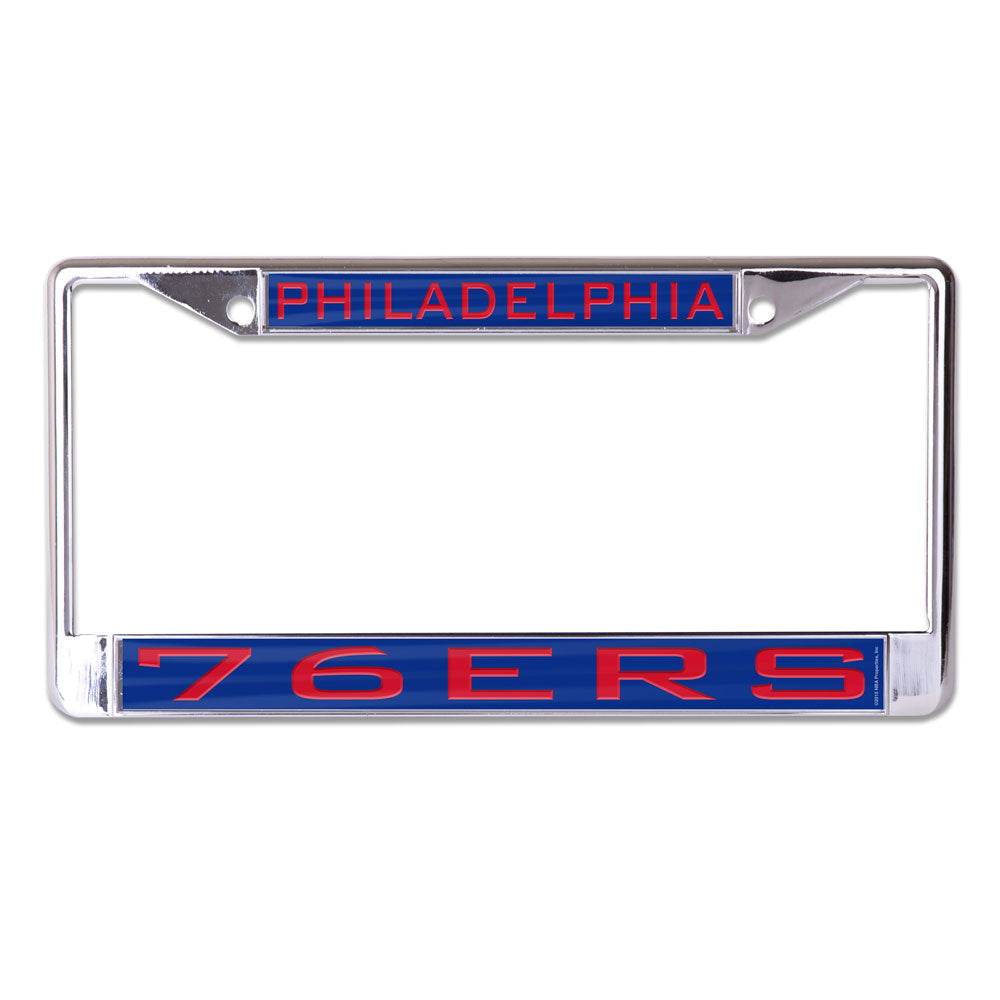 Philadelphia 76ers Inlaid License Plate Frame Special Order - ToylandEU