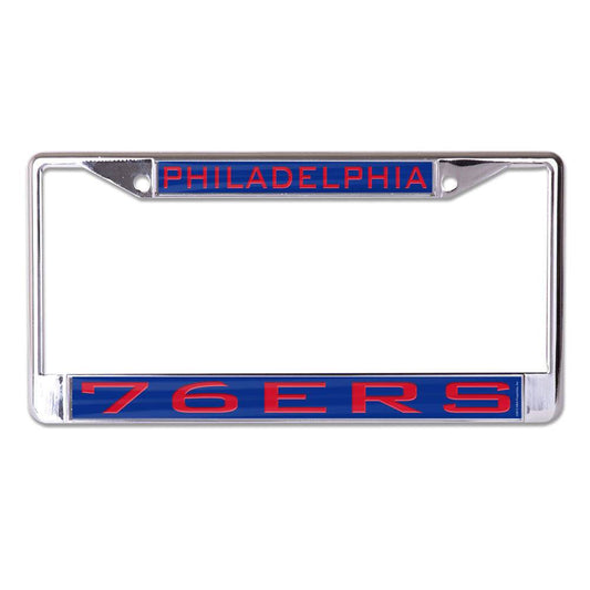 Philadelphia 76ers Inlaid License Plate Frame Special Order - ToylandEU