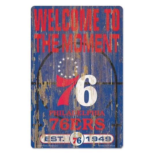  Philadelphia 76ers Sign 11x17 Wood Slogan Design Wall Art -  ToylandEU™