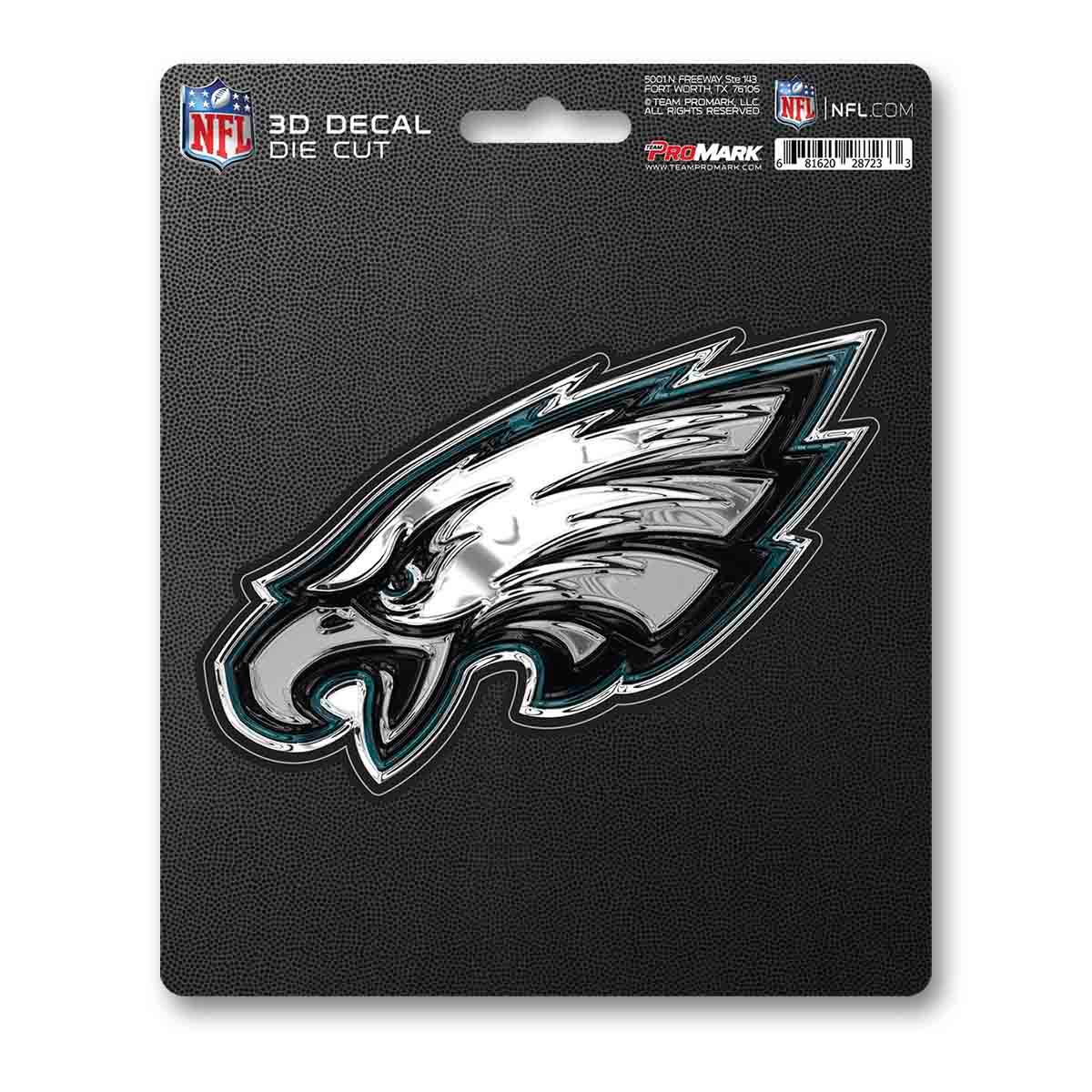 Philadelphia Eagles 3D Die Cut Decal 5x8 Logo Sticker - ToylandEU